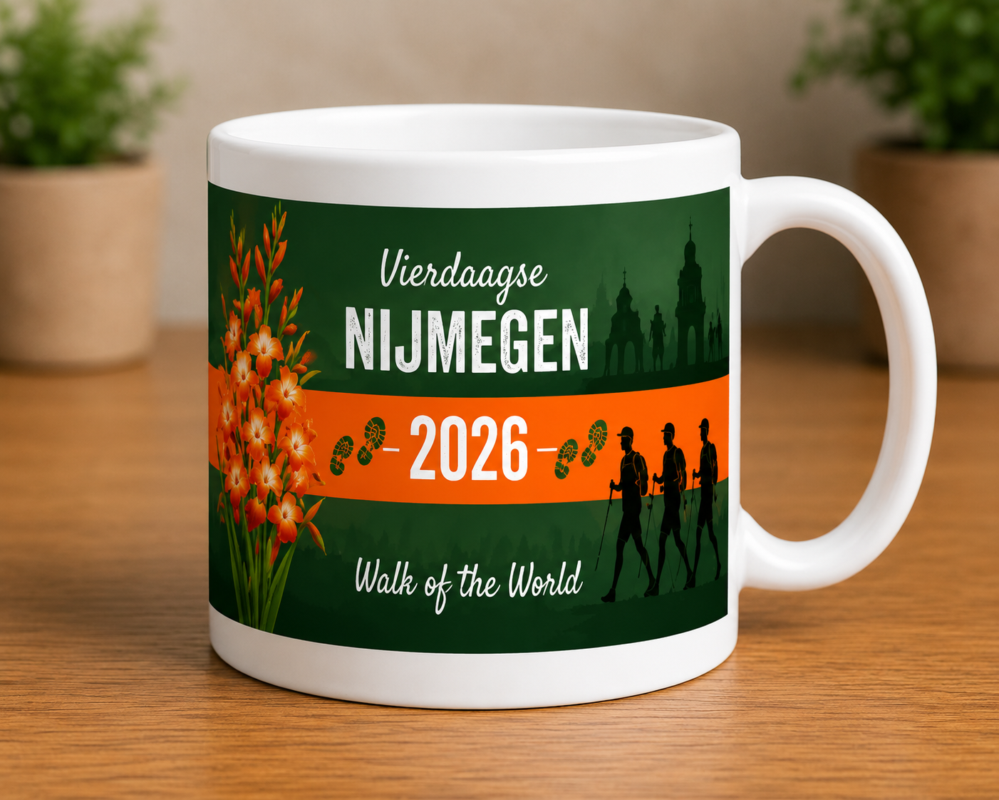 Walk of the World 2026 mok – Nijmegen Vierdaagse editie