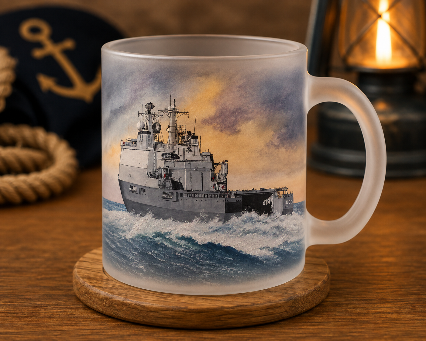 Zr. Ms. Rotterdam L800 frosted theeglas 11 oz