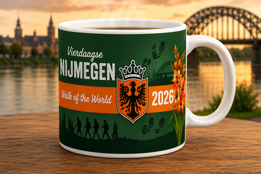 Walk of the World 2026 mok – Vierdaagse Nijmegen editie