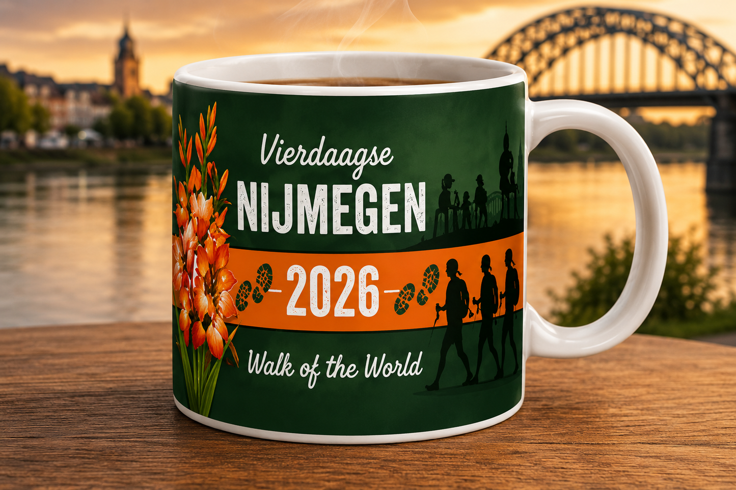 Walk of the World 2026 mok – Nijmegen Vierdaagse editie