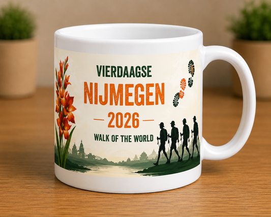 Walk of the World 2026 mok – Klassieke Nijmegen editie