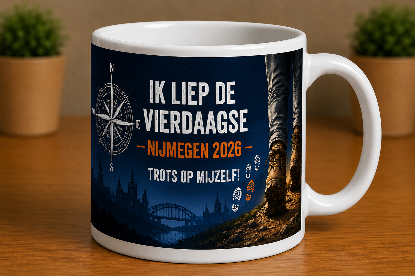Ik liep de Vierdaagse Nijmegen 2026 mok – Trots op mijzelf