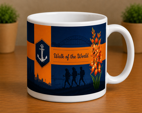 Walk of the World 2026 mok – marine editie Nijmegen